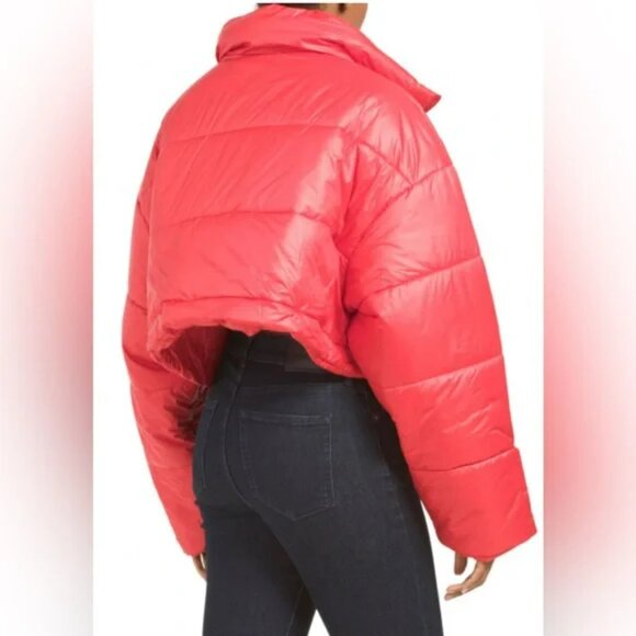 De Base Cropped Puffer Jacket - Picture 3 of 10